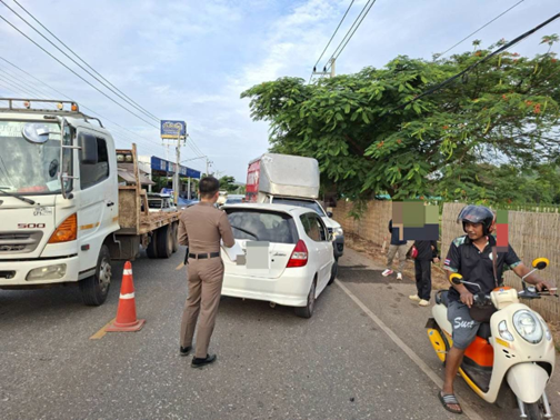 ได้รับแจ้งจากศูนย์วิทยุ เหตุรถชน